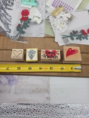 Mixed Scrapbook Junk Journal Shadow Box Lot 7- Wedding/Bride – Cardstock/Stamps