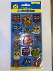 OWLS Sticker Sheet Scrapbook Planner Craft Stickers