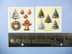 Christmas Holidays Trees Presents Gingerbread Nutcracker Mini Sticker Sheets Set