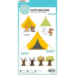 STUDIO LIGHT – METAL CUTTING DIES – CAMPING TENT