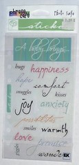 Sticko Baby Brings Quotes Girl Boy Hugs Snuggles Joy Love Giggles Sticker Infant