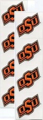 Oklahoma State University COWBOYS «OSU» 8/pk NCAA Logo Scrapbook Stickers