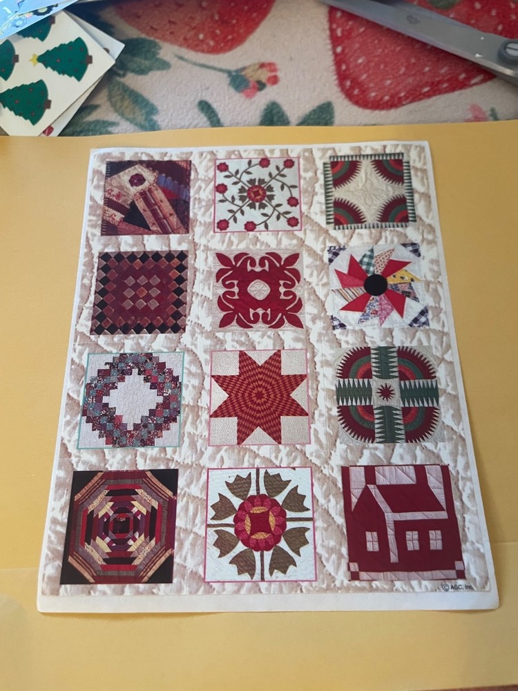 Vintage 1980s Quilt Stickers
