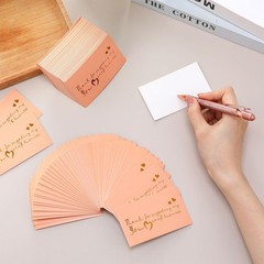 Leelosp 2280 Pcs Pink Thank You Cards and Stickers Small Business Wedding