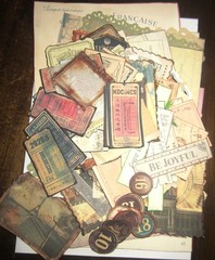 100pc Vintage Junk Journaling Supplies Theme: Post Card, Travel & Ticketing