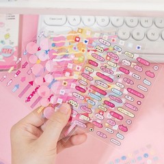 ZHIJIANHZ 32-Sheet Mini Cute Sticker Book for Journaling and Vitality