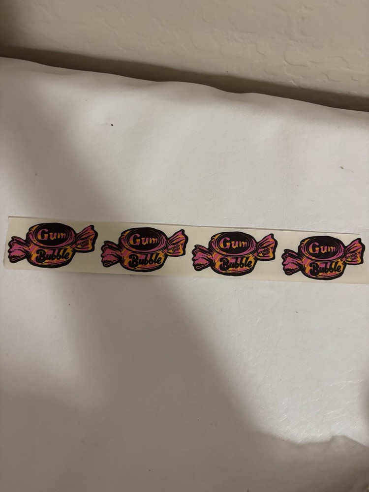 Vintage 3M/Mello Smello Sniff Stickers – BUBBLEGUM/GUM Set of 4
