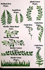 84 PCS. VARIETY OF PLANT LEAVES PAPER DIECUT FOR SCRAPBOOK EMBELISHMENT