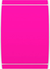 2X3 Inch 300Pcs Fluorescent Pink Sticker Rectangle Blank Color Coding Neon Label