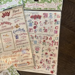 Huge Lot Vintage Susan Branch Alphabet Stickers Sheets 8.5 x 11 Plus Others