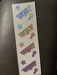 *Mrs. Grossman’s Stickers School Sparkly Wow
