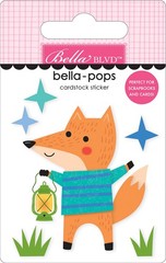 Lantern Light Fox Bella Pops 3D Stickers – Adventure Awaits