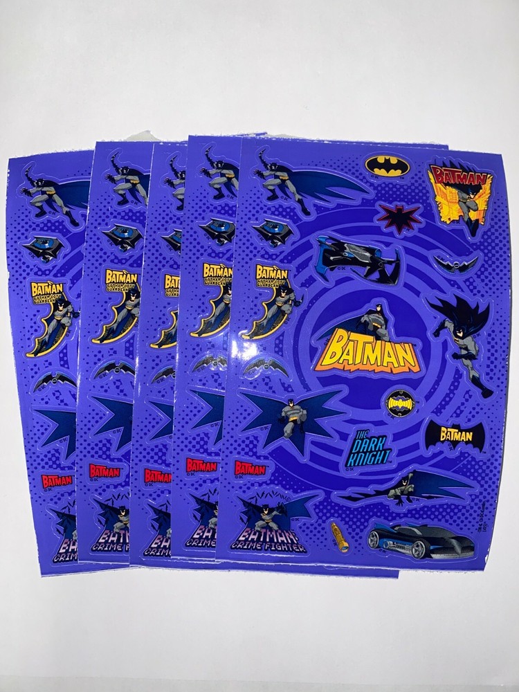 Sandylion Batman lot of 5 SHEETS Size 4″ X 6″ -New- Hot