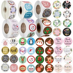 500x 1.0/1.5” Thank You Stickers Thank You For Supporting Small Business Labels