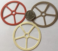 GEARS Die-Cuts(10pc)Steampunk •Cogs•Metal•Sprocket•Earthtone •Machine•Antique•••