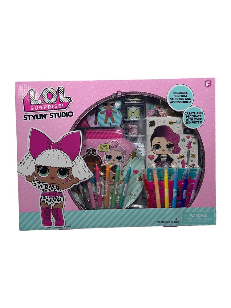 LOL Surprise! Stylin’ Studio Paper Dolls 250+ Accessories DIY Activity Book
