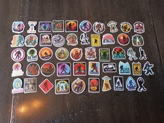 50 New Assorted Bigfoot Stickers