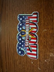 USA Pride! September 11 2001 Sticker Always Remember USA Flag NYPD Bogo!!