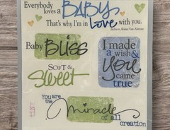Deja Views Baby My Little One Wonderful Words Scrapbooking Stickers NEW