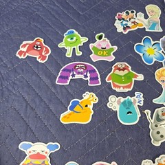 Lot Of 57 Disney Pixar Stickers Toy Story Stitch Frozen Monsters Inc