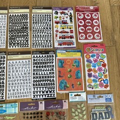 Lot Of 18 NOS Vintage Pkgs Of Stickers Asst Brands + Themes #3