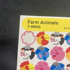 Vintage Trend Farm Animals 2 Sheets T-46023 Goat Cow Chicken Pig Rooster