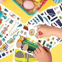 High-Quality Train Stickers Sheets for Kids – DIY Creativity & Party Supplies