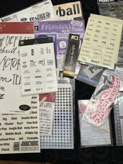 Large Lot Of Scrapbook Supplies