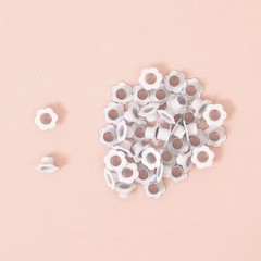 Craftelier – Pack of 40 Flower Shaped Eyelets | Ideal for Card Making,…