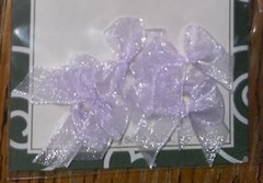 Card Connection Ribbon Bows White Pink Purple Self Adhesive Scrapbook Stickers