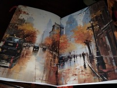 Fall Autumn Cities Junk Journal Scrapbook USA Seller