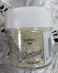 Ice Stickles Glitter Lemon Ice NIP Ranger Ink Card Making Scrapbooking Paper Art