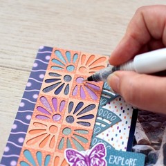 Creative Memories CLEAR SHIMMER BRUSH PEN