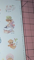 Vintage Hallmark Stickers Precious Moments Christmas 1 Sheet READ