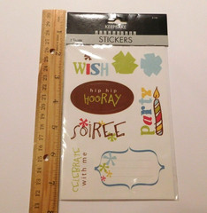 Keepsake Essentials Stickers Lot 2 Sheets Package ~Birthday Wish~ Creativity Inc