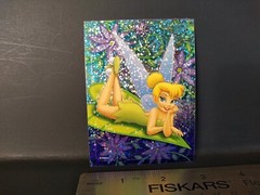 Disney TINKERBELL FAIRY Prism Vending Machine Sticker RARE HTF PETER PAN