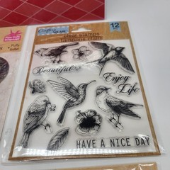 Scrapbooking Lot Daisy Hill Cat Kit K&Company Stickers Paper Crafts Stamps