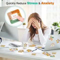 Sensory Strips for Anxiety Calming Stickers, 36Pcs 2 Textured for Mood Calmin…