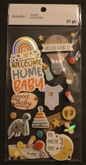 New Welcome Home Baby Boy Girl Hello World Scrapbooking Stickers Recollections