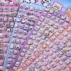 400+ Mini Puffy Stickers 4 Sheets Animals