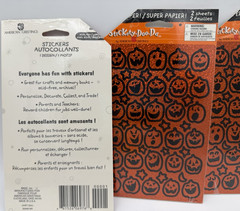 American Greetings Halloween Sticker Lot 15 Sealed Packs 109 Sheets NOS Teachers