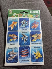 Vintage 2003 Eureka 36 Fish Stickers New