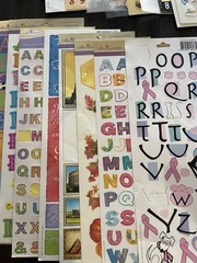 Miss Elizabeth’s 2 Sided Stickers Lot Scrapbooking Sheets Large Lot Sticker