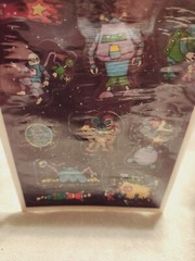 Vintage Hallmark Magic Motion Sticker Sheet ROBOT Space Alien Original Packaging