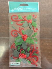 Jolee’s Christmas Flourishes & Holly Scrapbooking Stickers