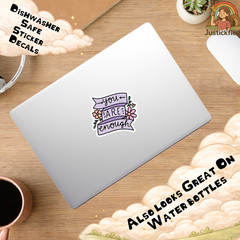 You are enough Motivational Quote Sticker, Cute Vinyl Decal, Laptop Water Bottle