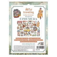 Stamperia ART OF TRAVELLING Adhesive Ephemera Vacation 39pc DFLCT79
