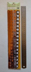 K&Company Spooktacular Glitter & Foil Halloween Adhesive Scrapbooking Borders