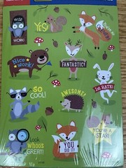 55 Stickers – Woodland Animals – Incentive Student Reward – 1 Sealed Pack