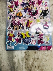 DisneyJunior Minnie Puffy/Glitter/Foil/Glossy Over 150 Stickers.ShipN24Hours.